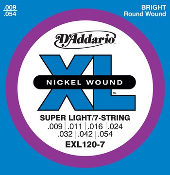ENCORDOAMENTO GUITARRA D'ADDARIO 009 R$21,00